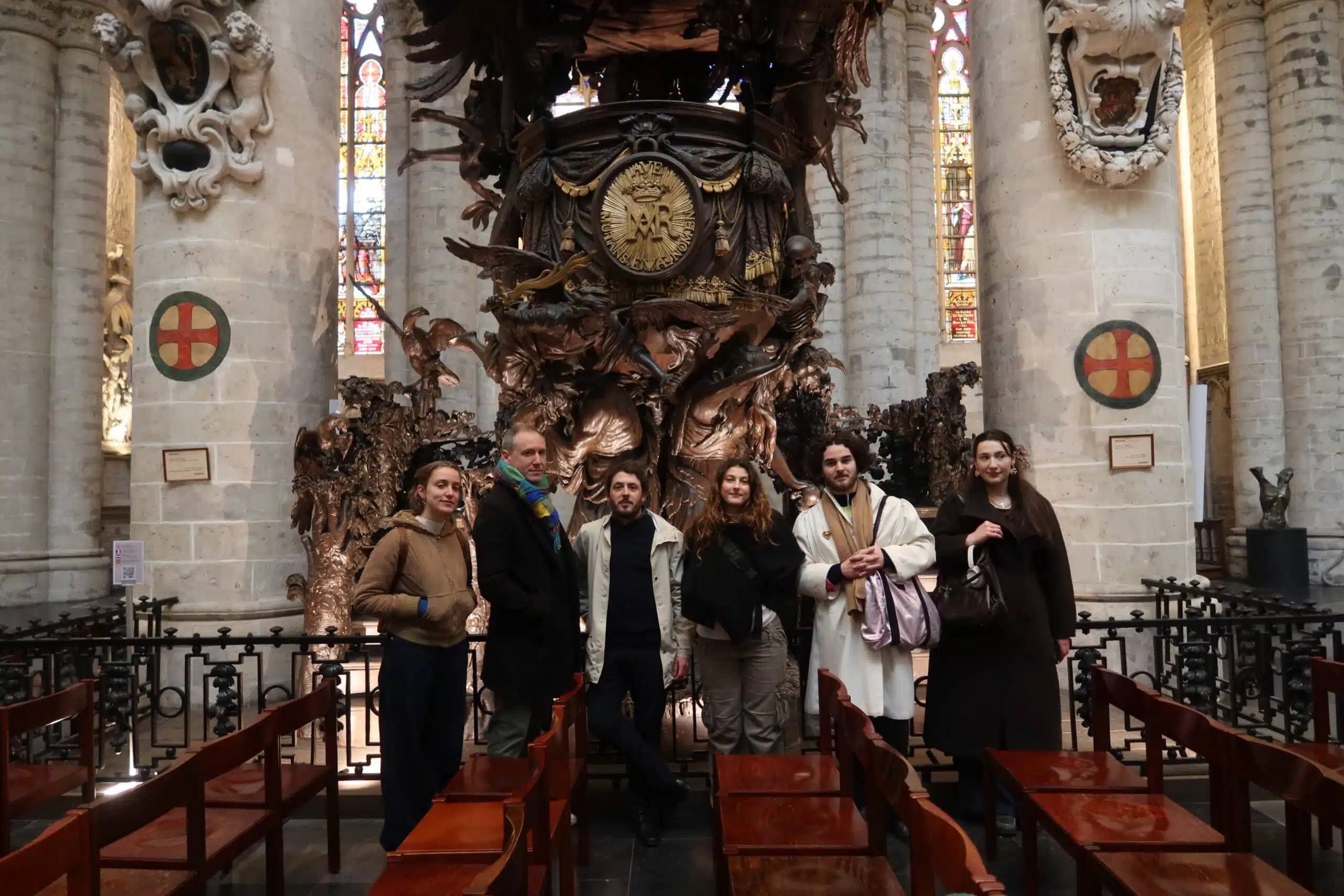 ArBA-EsA - le KIK-IRPA - la fabrique d’église de la Cathédrale - les artistes Stephan Balleux et Florian Kiniques